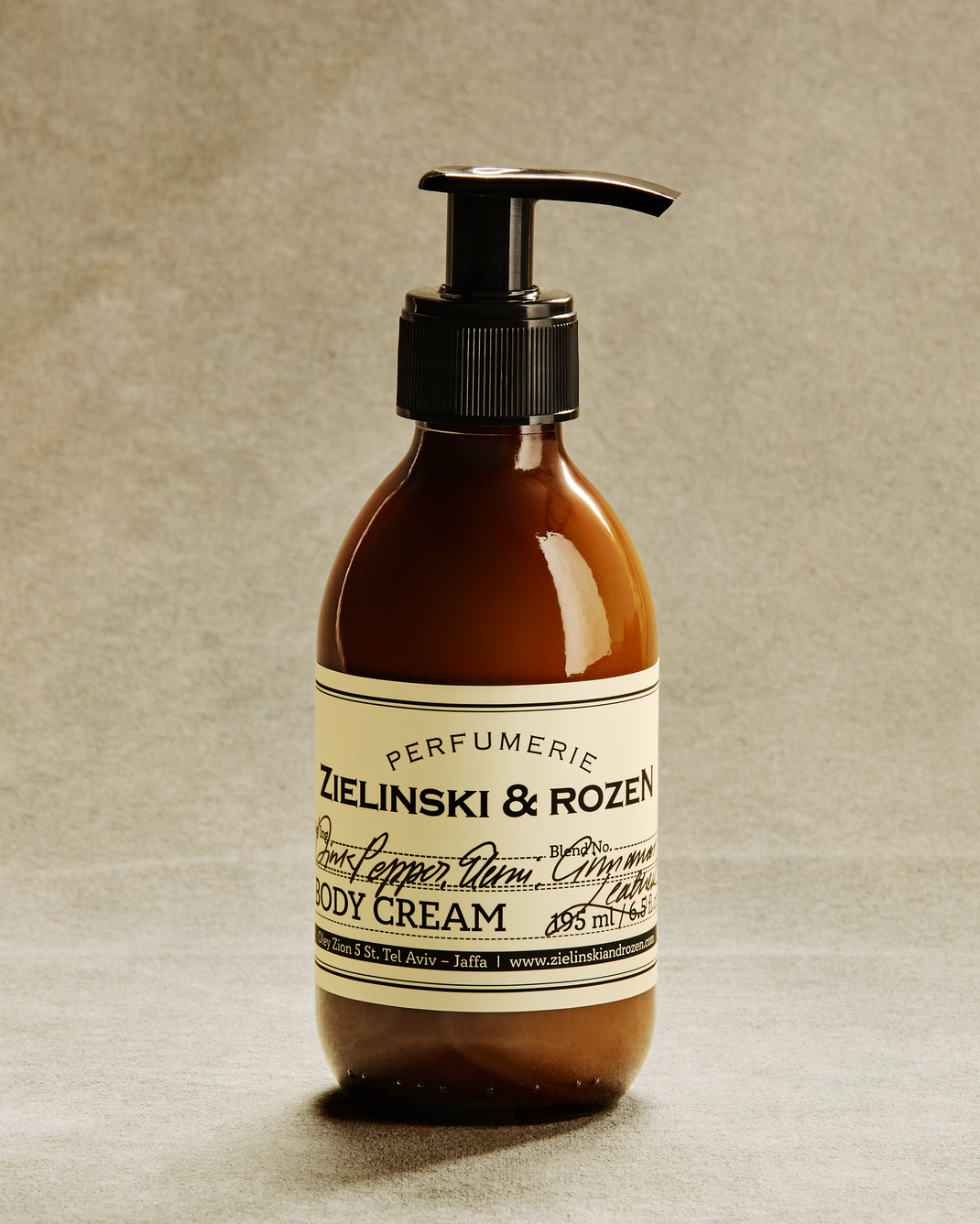 Body cream Pink Pepper, Elemi, Cinnamon, Leather