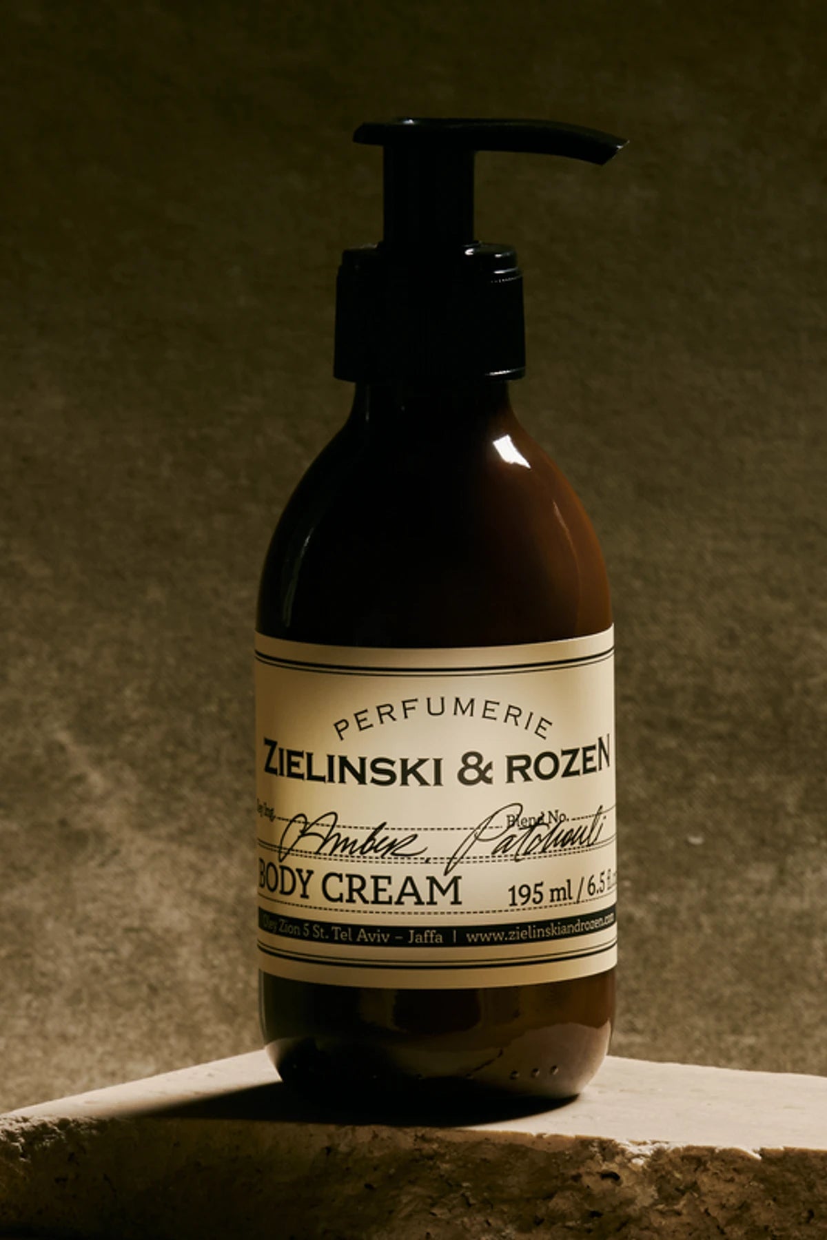 Body cream Amber, Patchuli (195 ml)