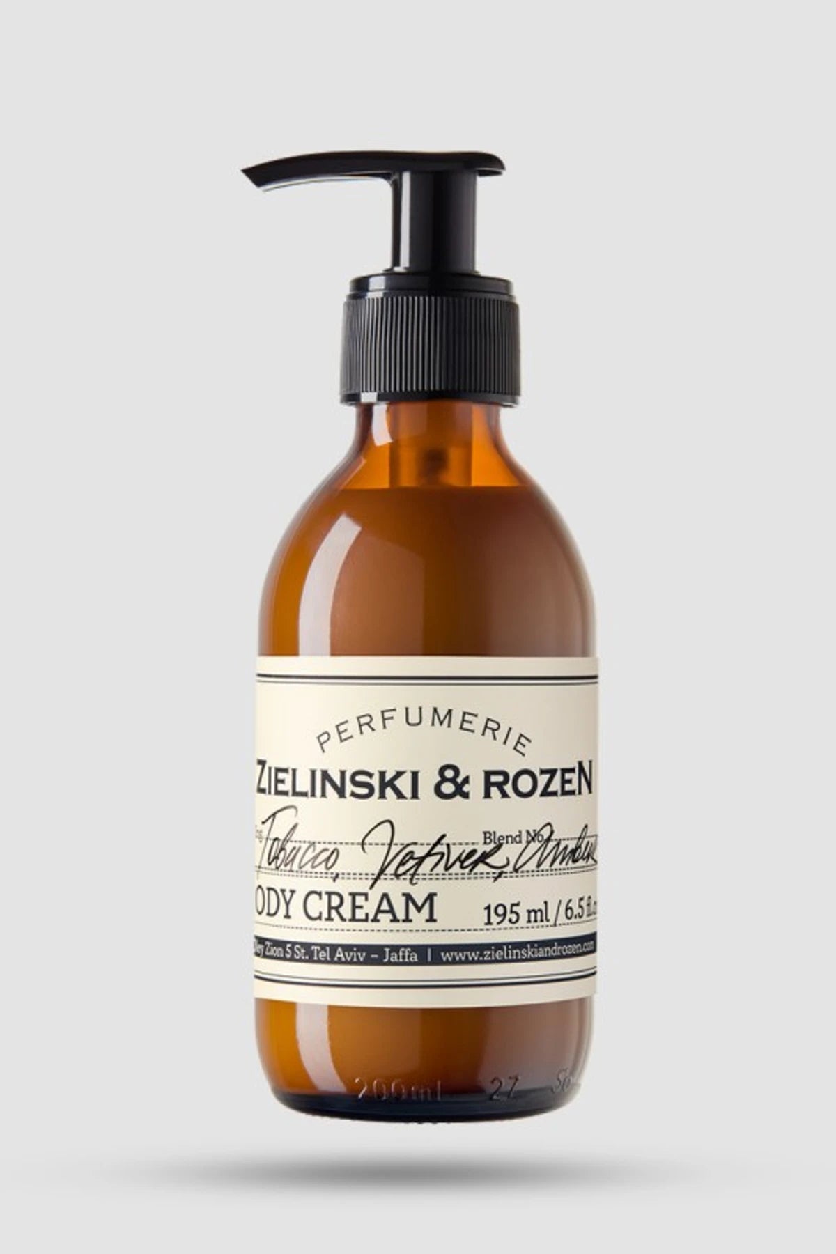 Body cream Tobacco, Cedarwood, Pepper