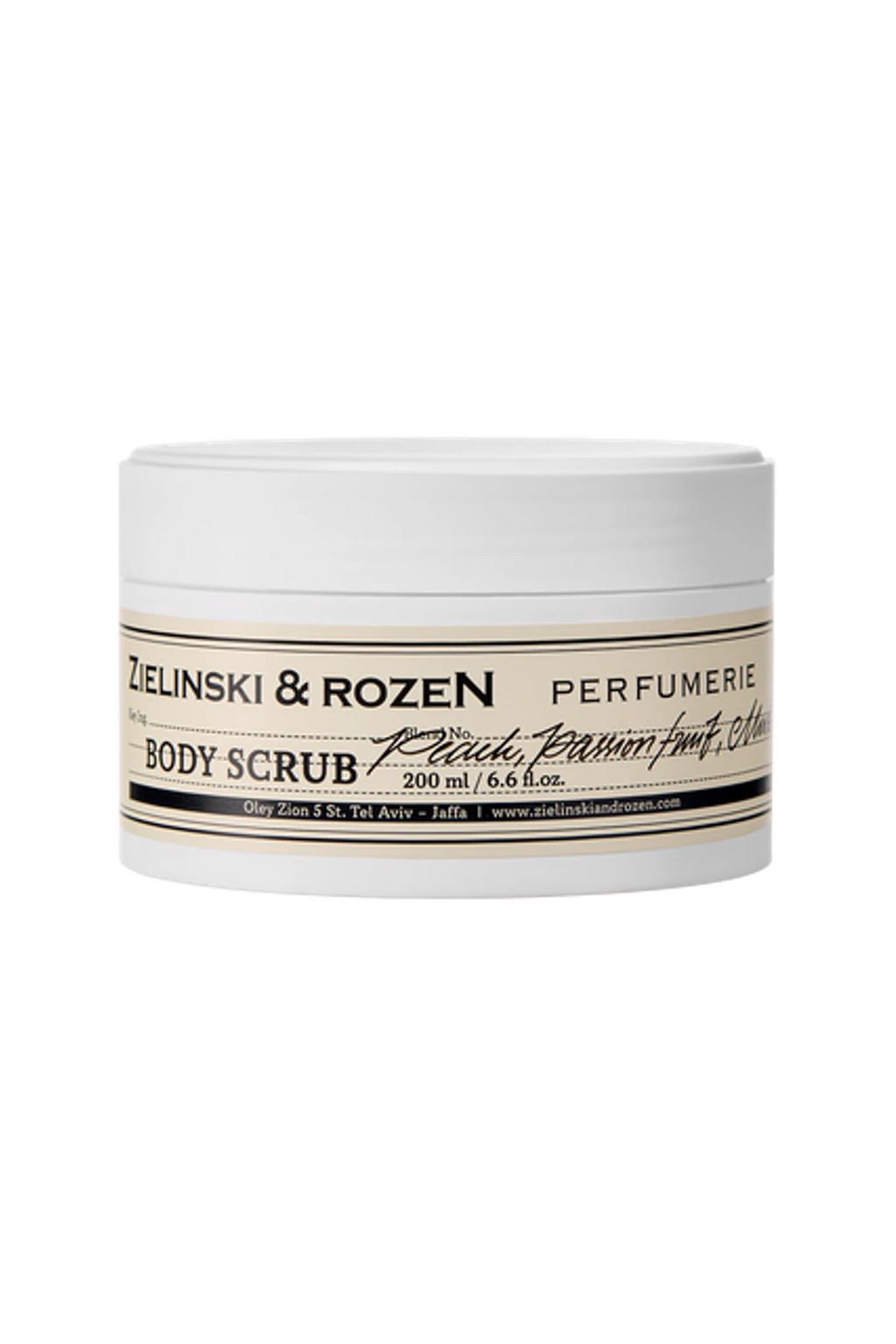 Body scrub Peach, Passion fruit, Musk