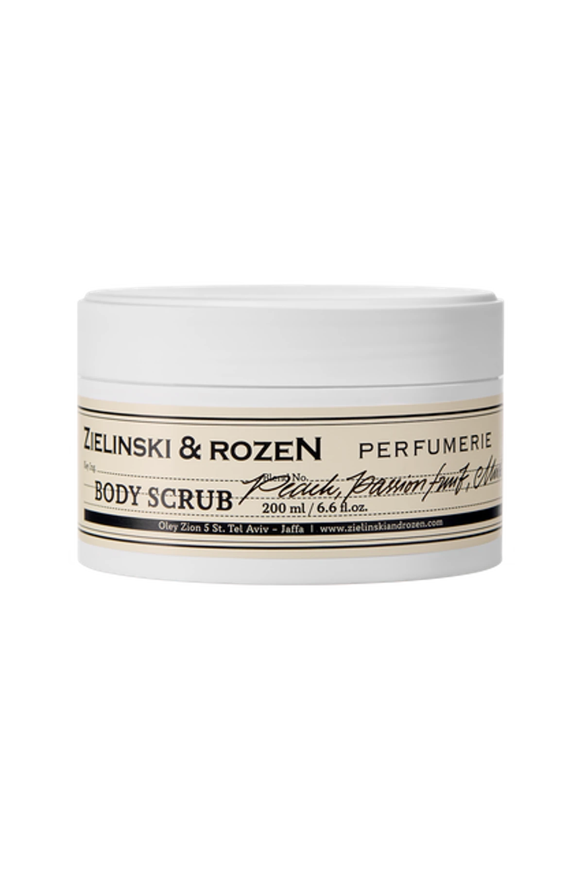Body scrub Peach, Passion fruit, Musk