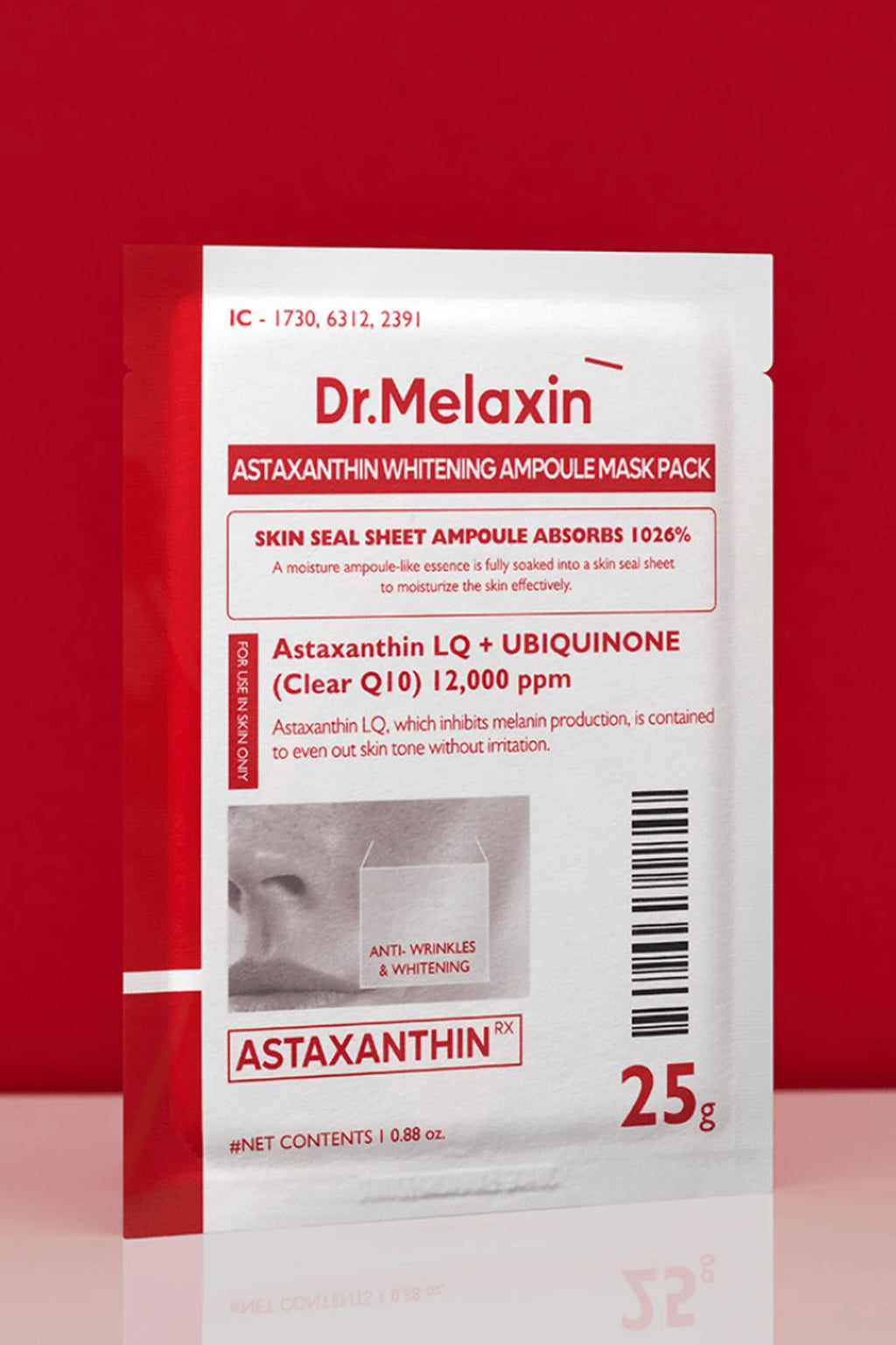 Dr. Melaxin Astaxanthin Brightening Ampoule Mask Pack