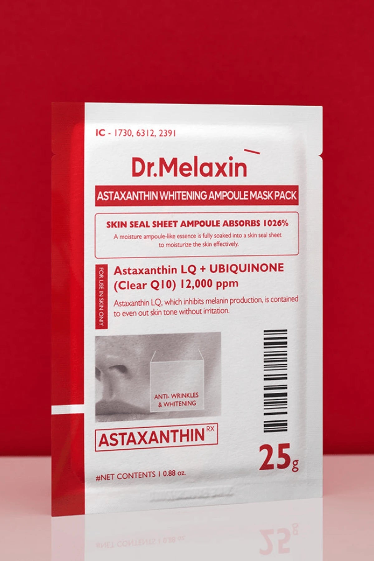 Dr. Melaxin Astaxanthin Brightening Ampoule Mask Pack