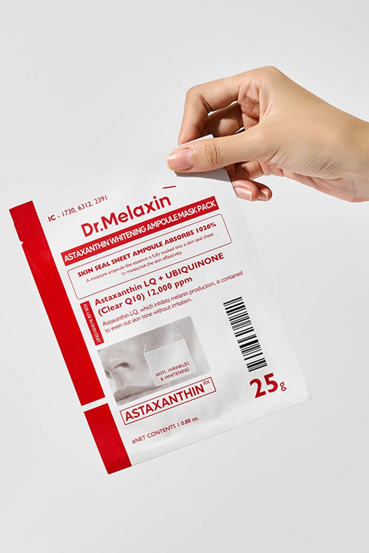 Dr. Melaxin Astaxanthin Brightening Ampoule Mask Pack