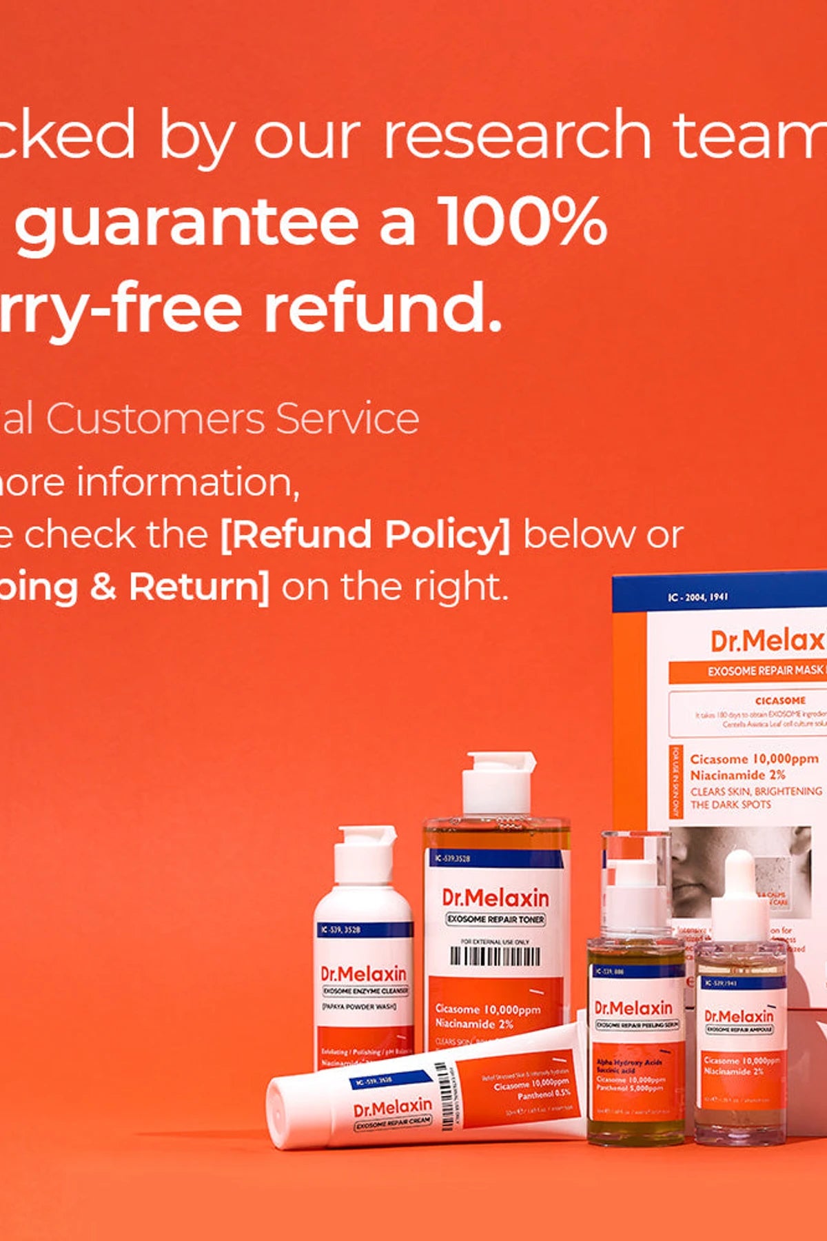 Dr. Melaxin Exosome Repair Mask Pack