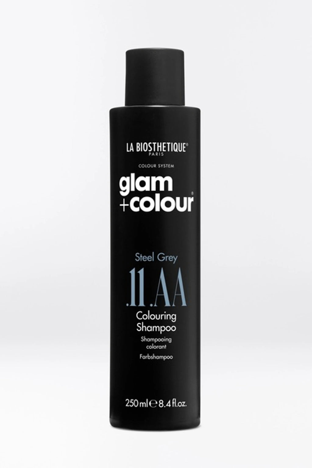 GLAM+COLOUR STEEL GREY .11 .AA COLOURING SHAMPOO250ML
