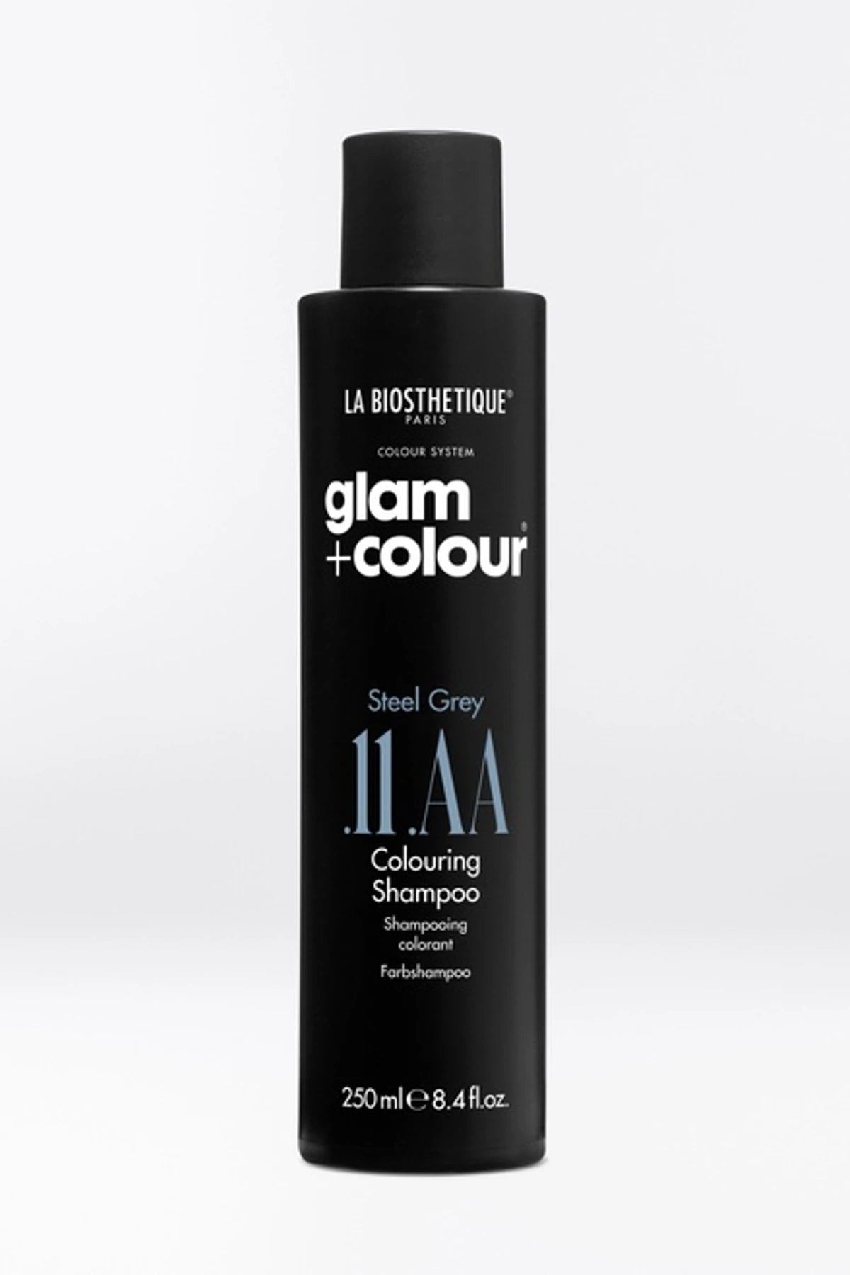 GLAM+COLOUR STEEL GREY .11 .AA COLOURING SHAMPOO250ML
