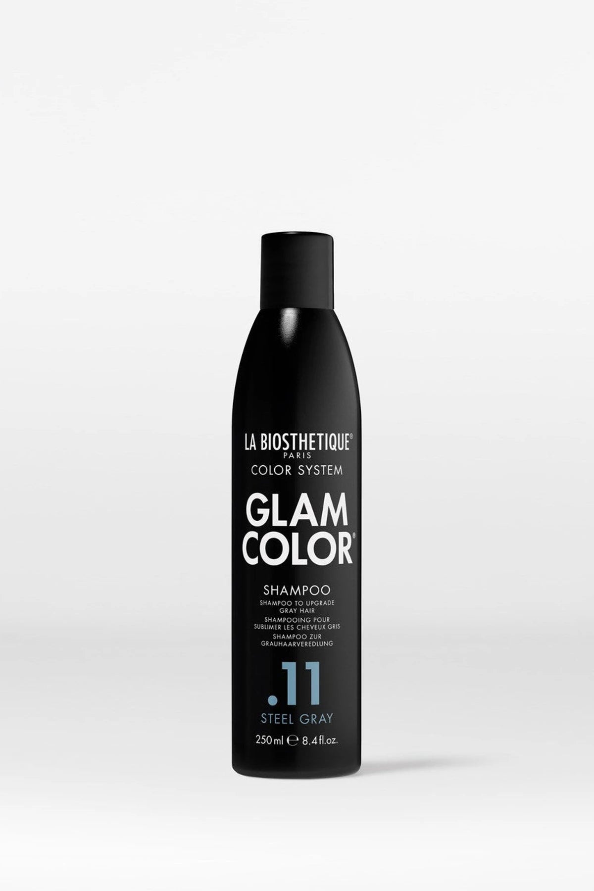 GLAM+COLOUR STEEL GREY .11 .AA COLOURING SHAMPOO250ML