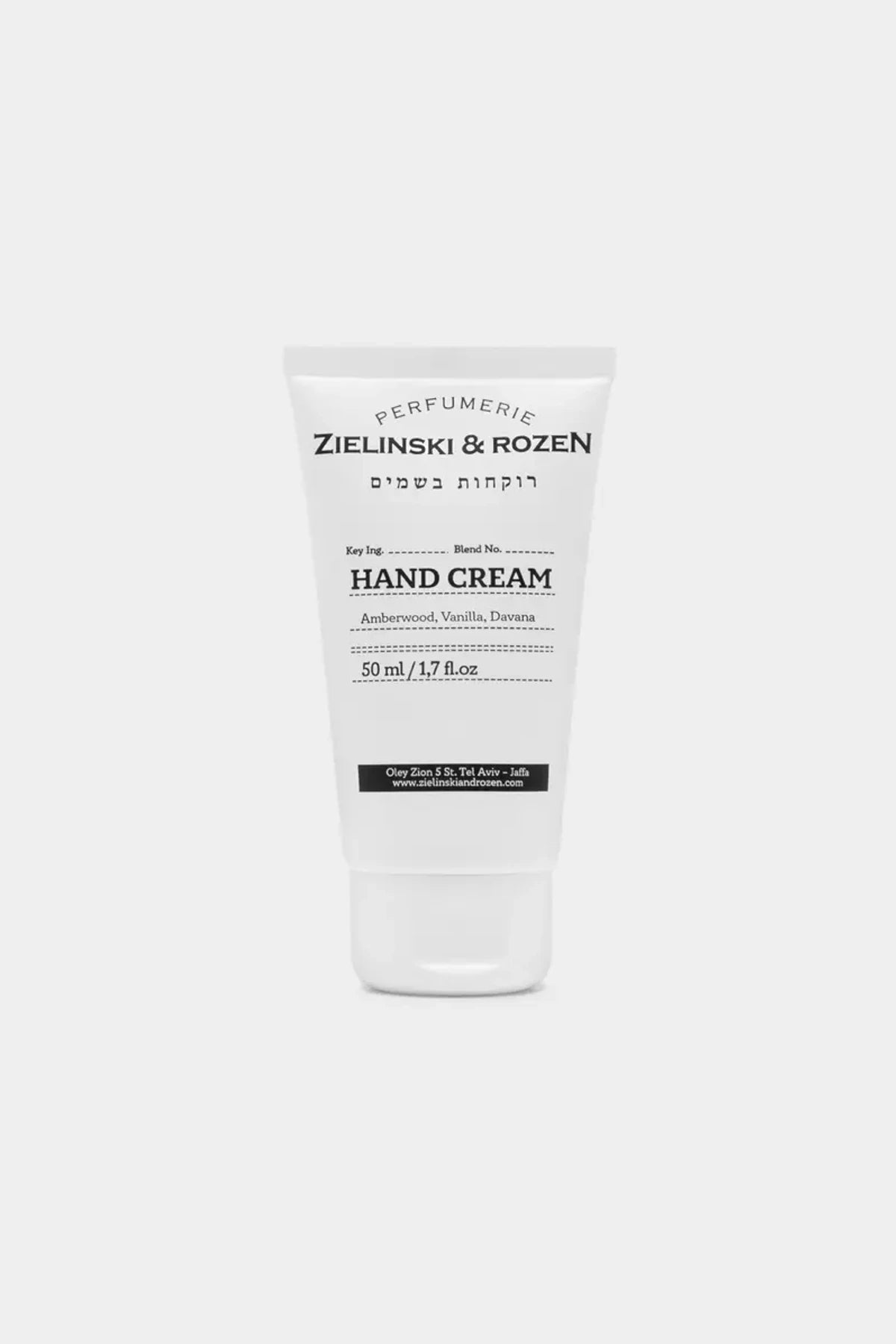 hand cream Amberwood,Vanilla, Davana