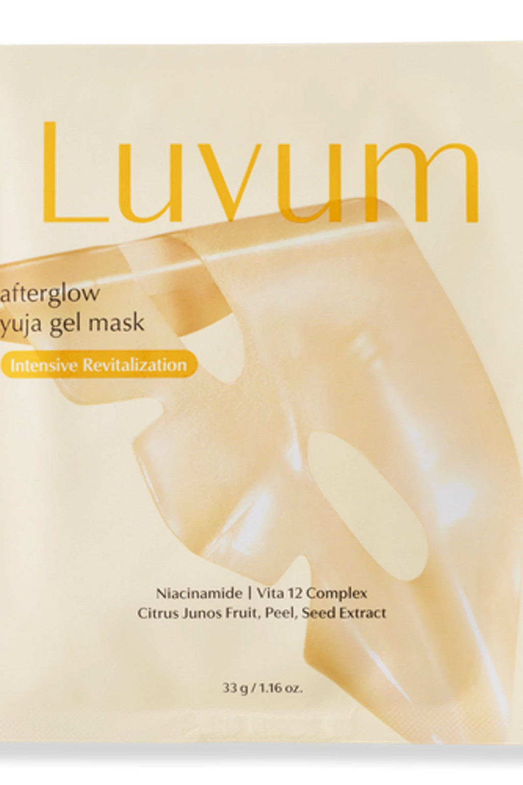 Luvum Afterglow Yuja Gel Mask
