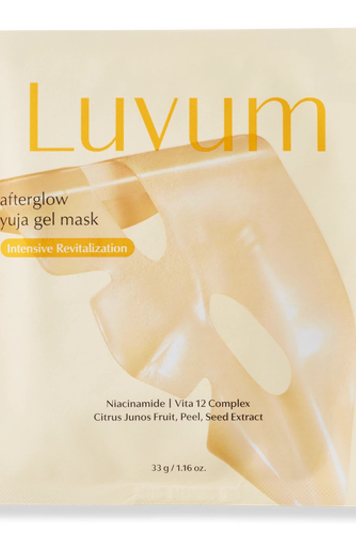 Luvum Afterglow Yuja Gel Mask