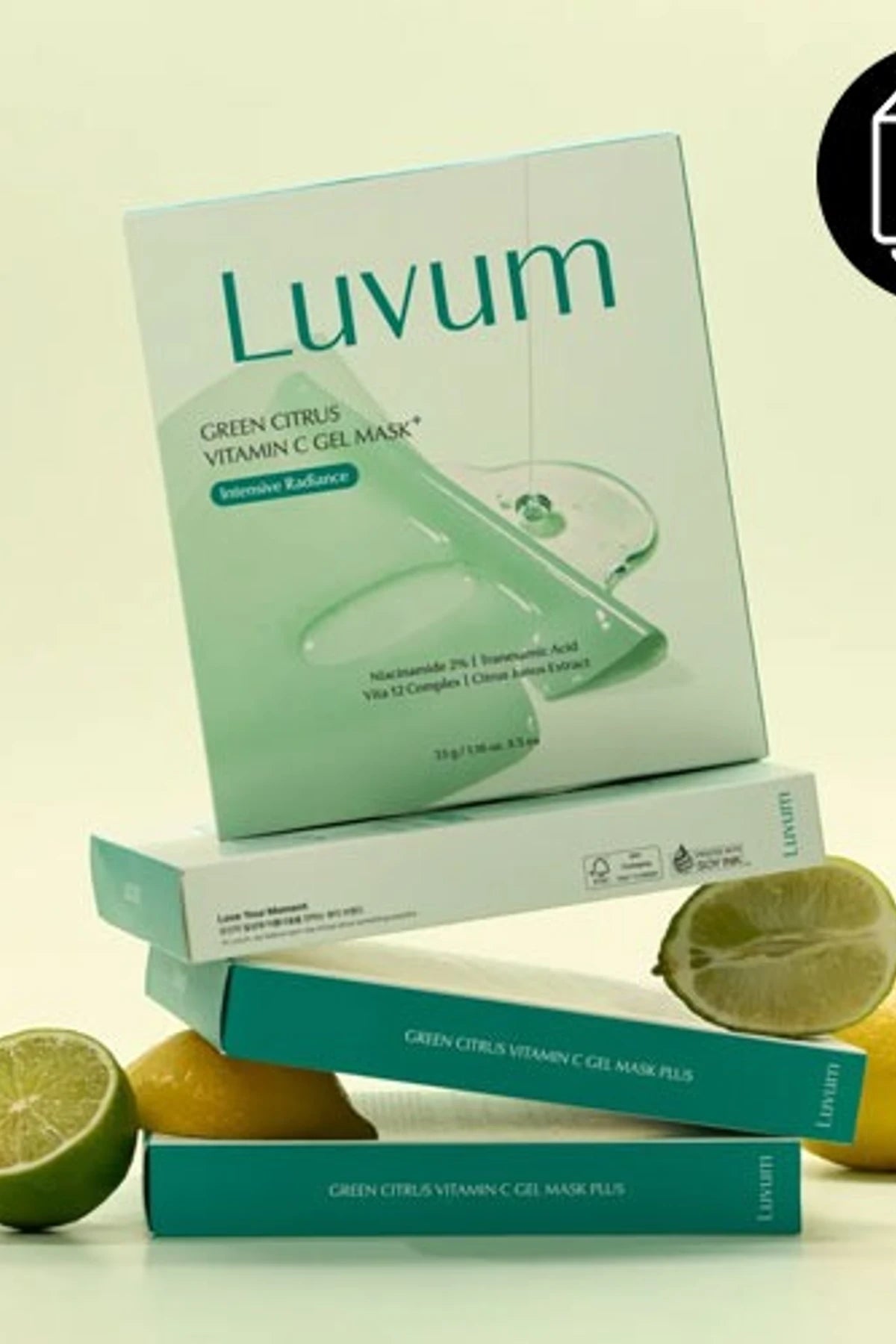 Luvum Green Citrus Vitamin C Gel Mask Plus