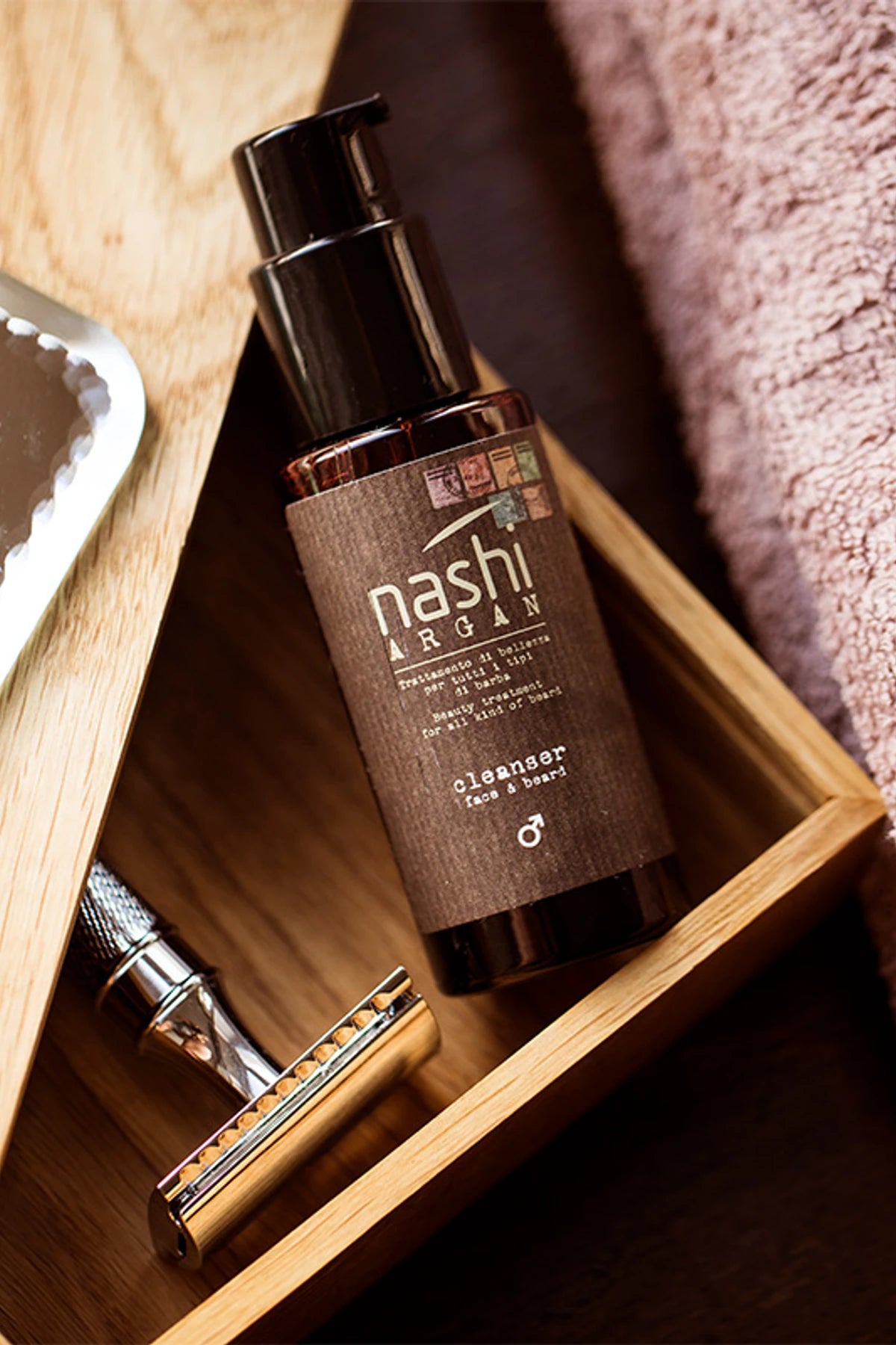 NASHI ARGAN MEN CLEANSER FACE & BEARD