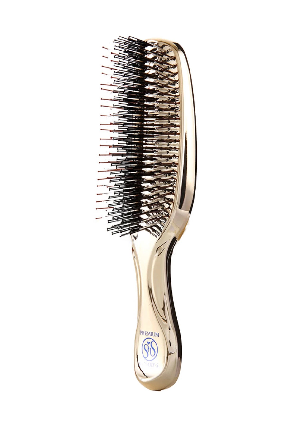 S-HEART-S SCALP BRUSH WORLD PREMIUM LONG GOLD + TUBE STAND