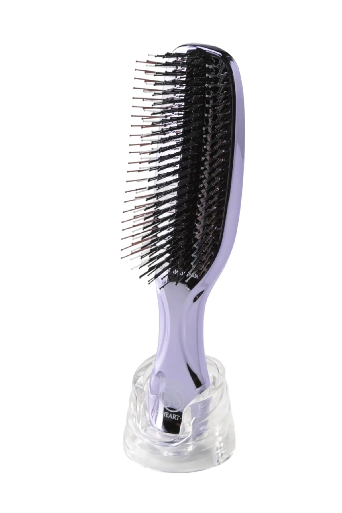 S-HEART-S SCALP BRUSH WORLD PREMIUM LONG PURPLE + TUBE STAND