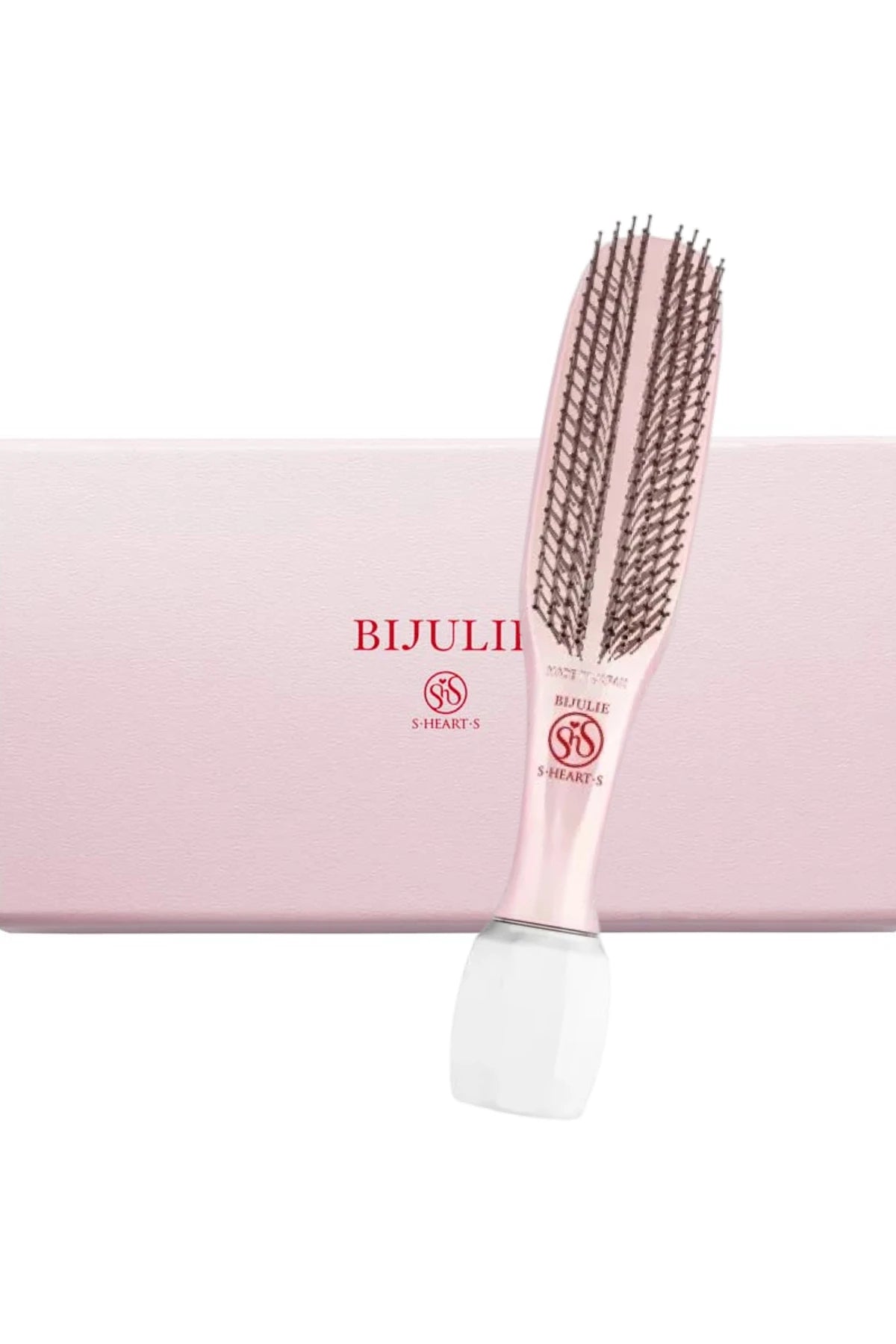 S-HEART SCALP BRUSH BIJULIE ROLLER GIFTBOX