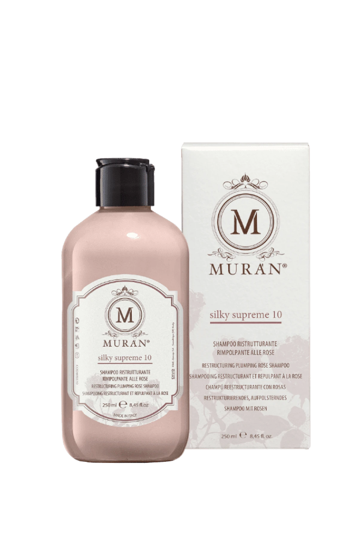 Silky Supreme 10 Shampoo Restructuring Plumping rose