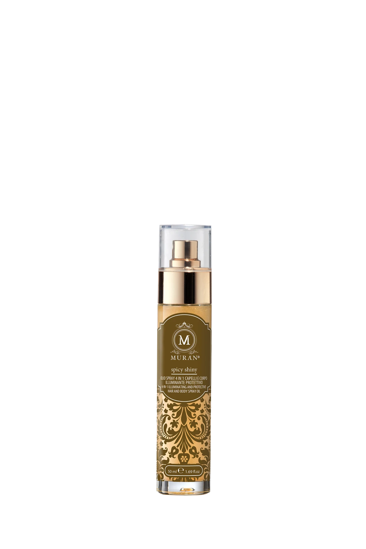Spicy Shiny 4-in-1 Illuminating and Protective Hair and Body Spray Oil